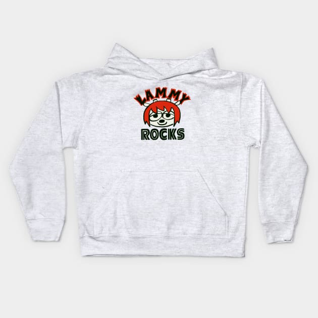 Mudwizard re-draws lammy rocks / um jammer lammy sheep girl Kids Hoodie by mudwizard